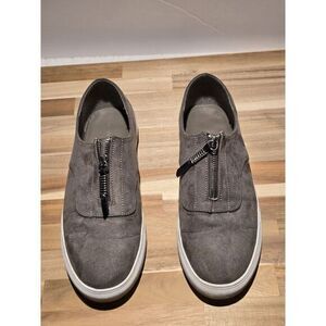 Madden Girl Women's Gray Zip-Up Shoes Size‎ 10